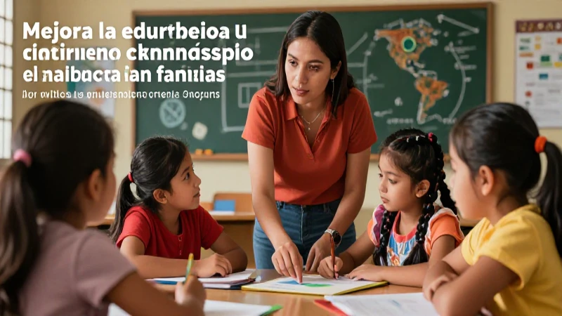 Mejora la educación con el seguimiento de aprendizajes en la Nueva Escuela Mexicana y las familias clave 4 Mejorar el aprendizaje mediante el apoyo familiar