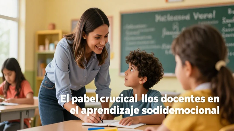 Docentes guían el aprendizaje socioemocional con excelencia