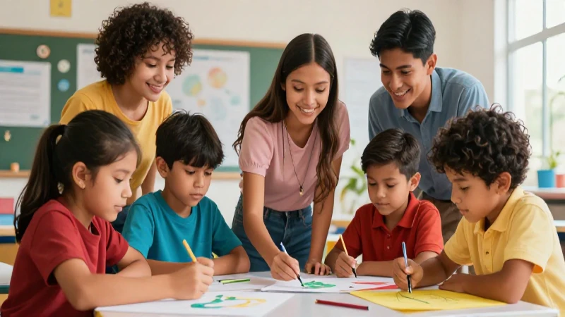 Mexicanos colaboran en proyecto creativo en clase