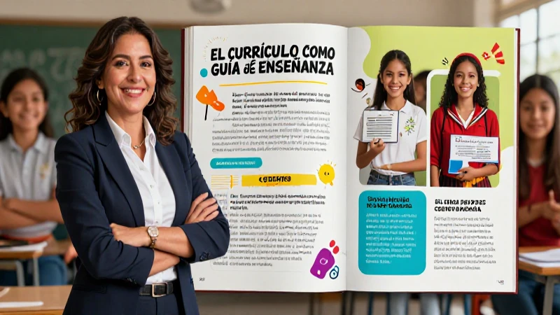 Docentes guían el currículo educativo mexicano