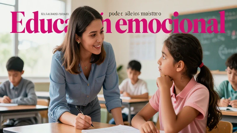 Conoce el poder de los maestros en la educación emocional 3 Maestras guían el crecimiento emocional