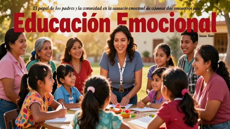 Conoce el poder de los maestros en la educación emocional 4 Comunidad y padres unen la educación emocional