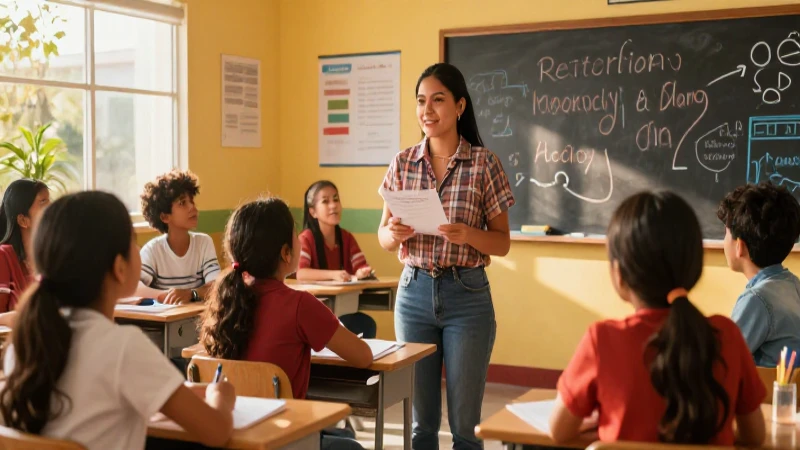 Maestro mexicano inspira en aula soleada moderna