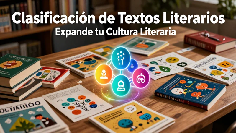 Clasificación de Textos Literarios: Expande tu Cultura Literaria 5 Herramientas para clasificar textos literarios