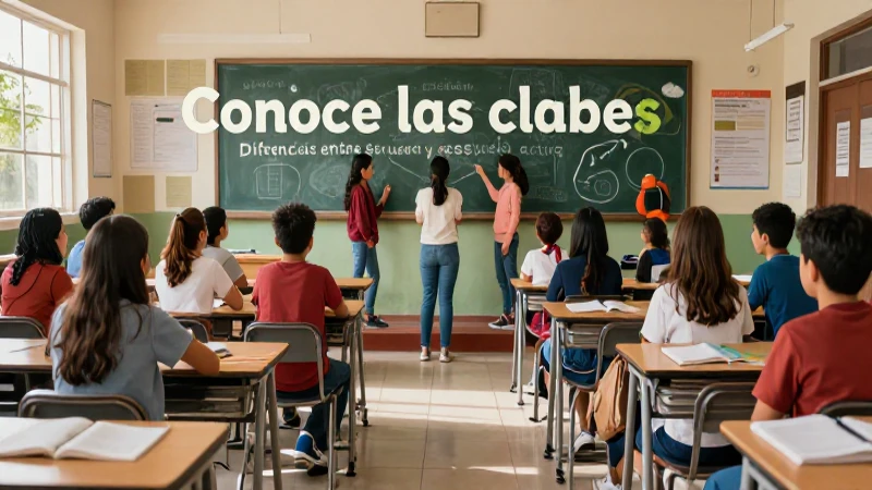 Contrastando enfoques educativos en el aula