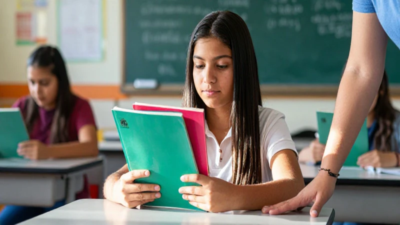 Guía a tus hijos al éxito con libros SEP: Conoce nuestra editorial 3 Estudiante con libros vibrantes en aula mexicana