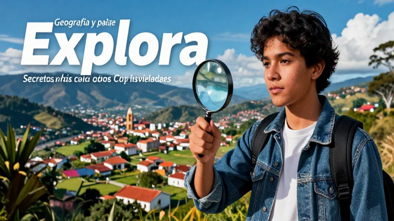 Estudiante explora geografía local fascinante