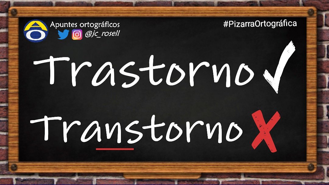 cual es la forma correcta trastorno o transtorno 1