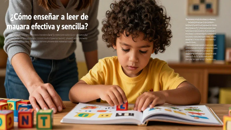 Métodos simples para enseñar a leer
