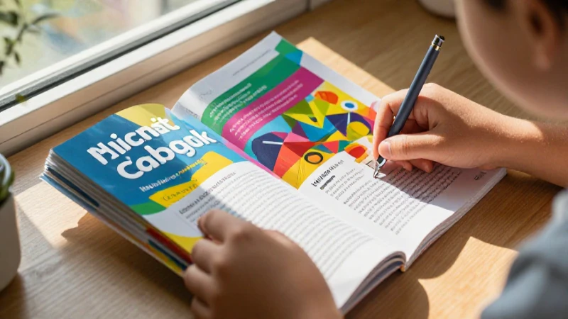 Libro vibrante, estudiante y luz cinematográfica