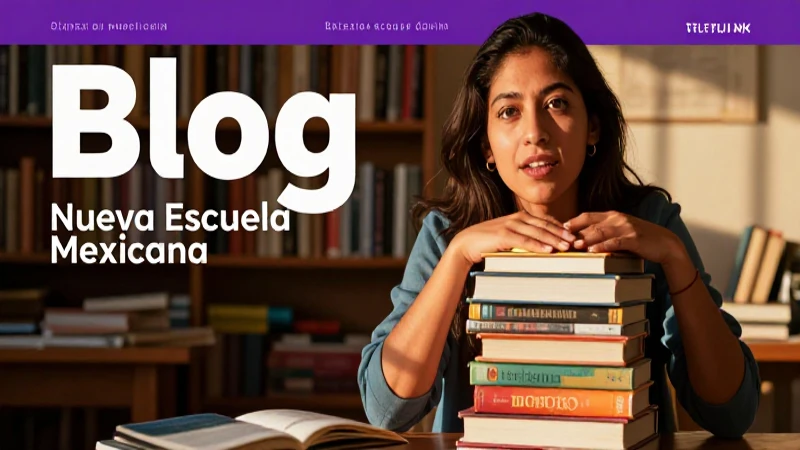 Educador mexicano ilustrado con estética académica y cálida