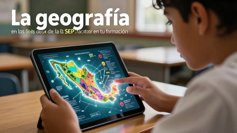Beneficios de la geografía SEP en tu formación