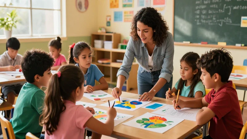Clase artística mexicana vibrante y colaborativa