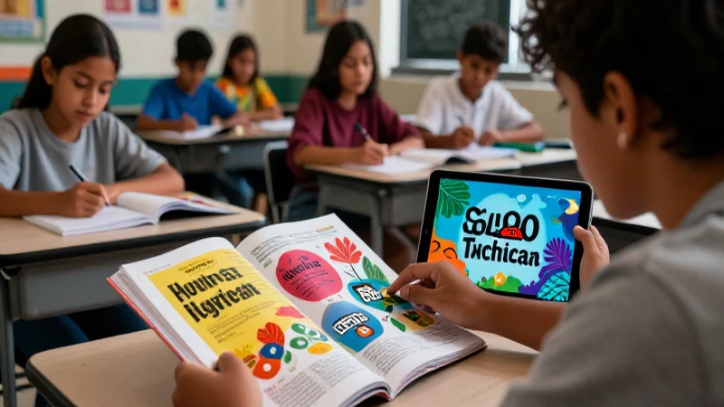 Potencia el aprendizaje con libros de tecnología en el plan de estudios de la SEP 3 Clase mexicana moderna con alta tecnología y diversidad