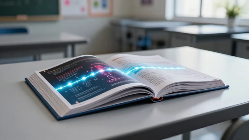 Libro educativo vibrante con estética de blog profesional