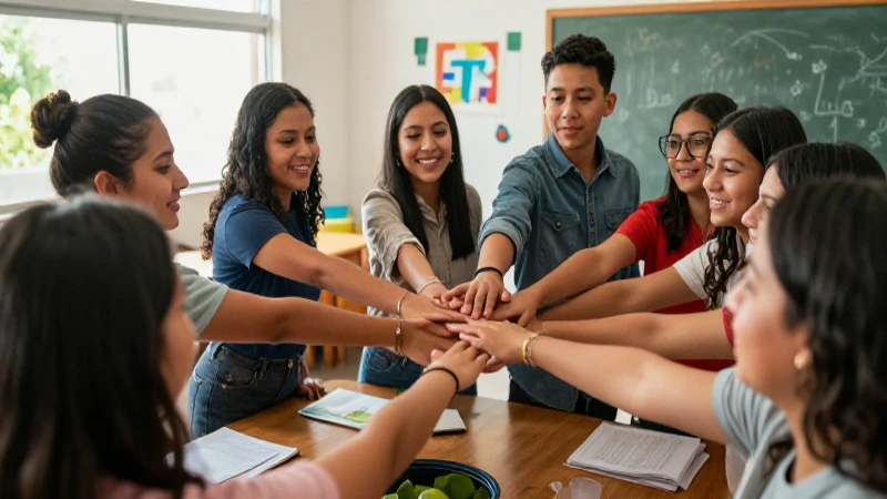 Participación ciudadana en educación: clave para el progreso social 4 Comunidad unida colaborando en escuela mexicana moderna