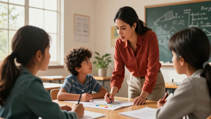 Importancia de la retroalimentación constante en evaluación auténtica 3 Docente mexicano guía aprendizaje en escena vibrante