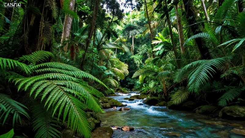 Selva protegida, vida vibrante y paisajes educativos