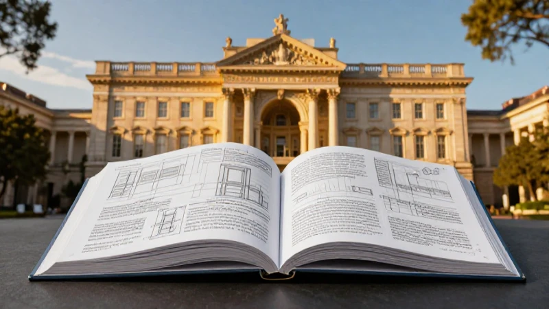 Libros de arquitectura y diseño: claves educativas 3 Fachada histórica fusionada con diseño educativo