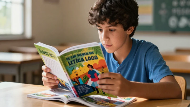 Estudiante apasionado forja la pasión por la lectura