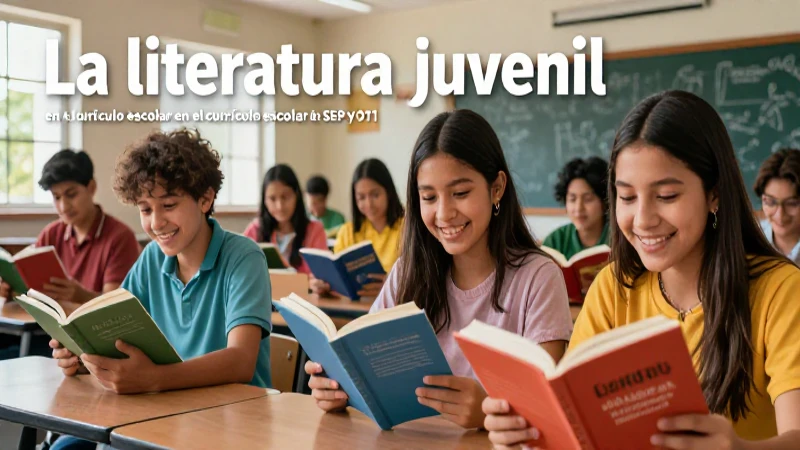 Literatura juvenil impulsa la educación escolar