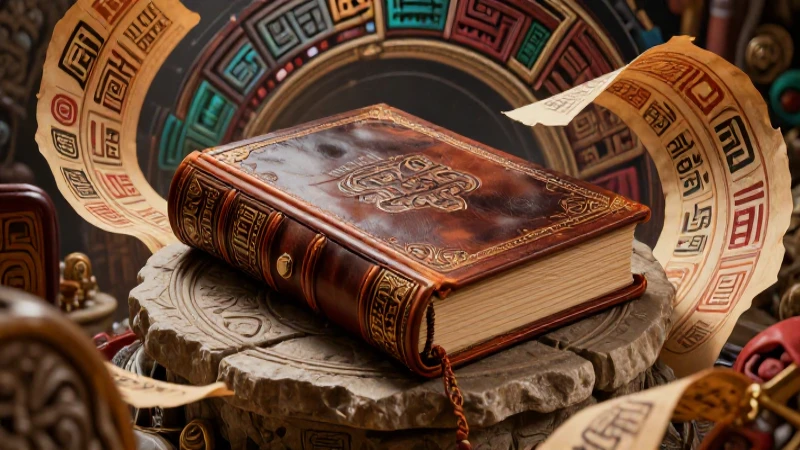 Libro antiguo, cultura mesoamericana y arte