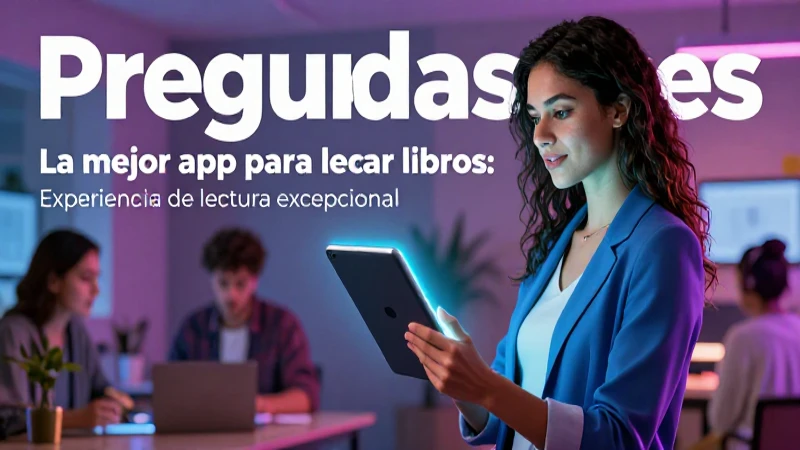 La mejor app para leer libros: experiencia de lectura excepcional 6 Lectura digital premium y moderna