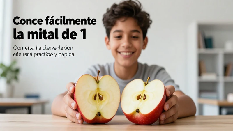 Guía para entender la mitad de uno