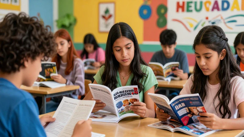 Revoluciona la educación con literatura juvenil de la SEP: impacto y beneficios 3 Estudiantes mexicanos disfrutan de una revista educativa moderna