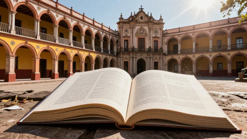 Conoce la primera escuela en México y su legado cultural 5 Arquitectura escolar mexicana vintage vibrante e histórica