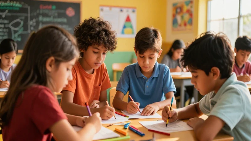Metodologías para la educación en valores en la Nueva Escuela Mexicana 4 Clase mexicana moderna y vibrante con estudiantes colaborando