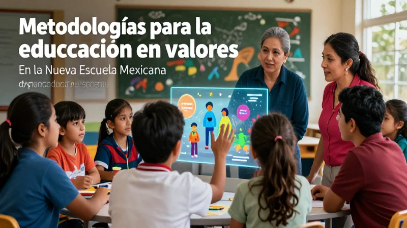Metodologías para la educación en valores en la Nueva Escuela Mexicana 3 TIC en educación de valores de la Nueva Escuela Mexicana