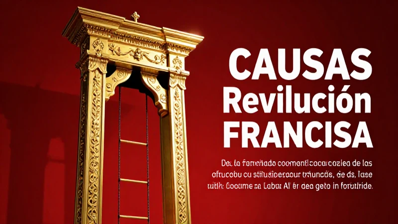 Causas políticas de la Revolución Francesa