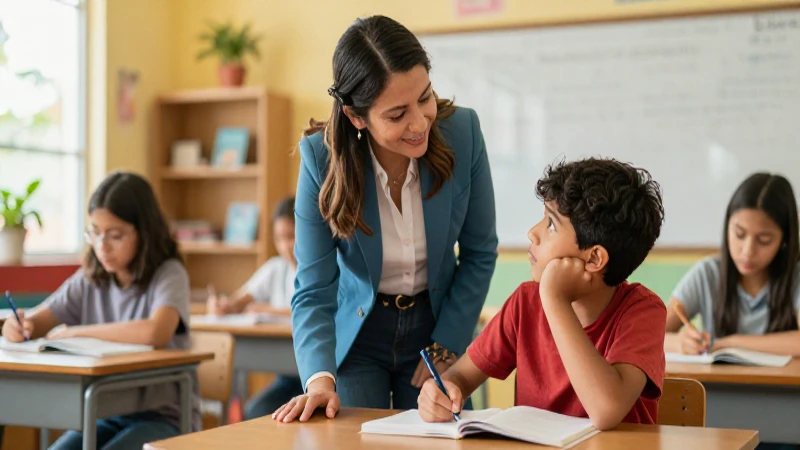 Orientador moderno guía a estudiante mexicano