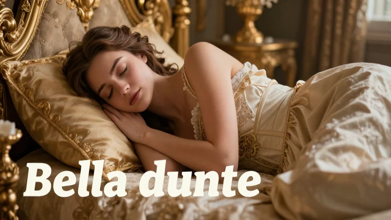 los mejores cuentos clásicos para niños: ¡imperdibles! 5 Princesa hermosa duerme en cama dorada