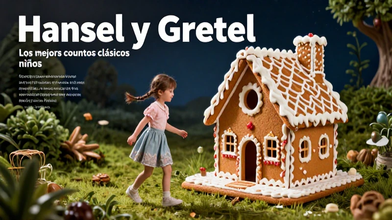 los mejores cuentos clásicos para niños: ¡imperdibles! 4 Cuento clásico: Hansel y Gretel con ilustración detallada