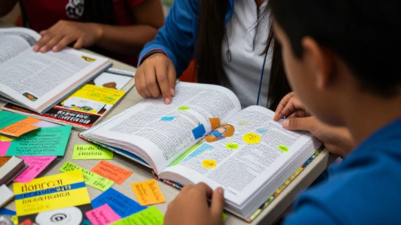 Estudiante leyendo literatura juvenil con materiales SEP