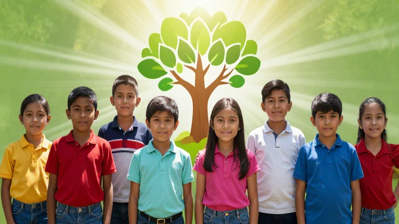 Aprende mejor con la Nueva Escuela Mexicana: descubre sus características clave 3 Niños mexicanos y conocimiento floreciendo bajo la luz