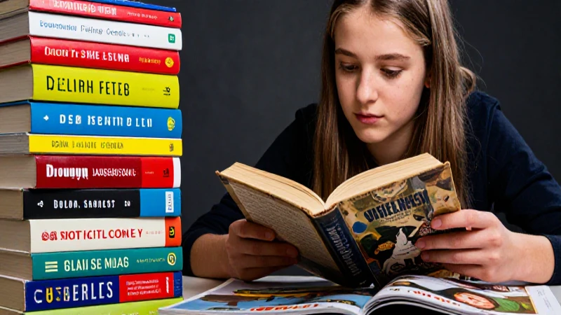 Joven estudiante lee libro vintage con luz cinematográfica