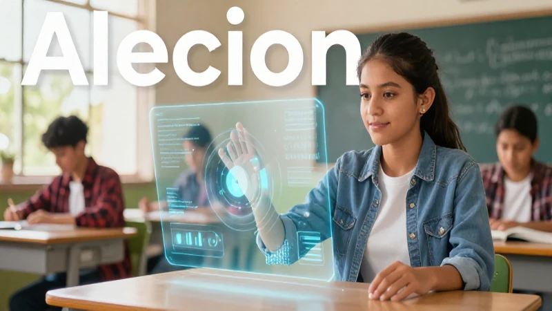 Estudiante mexicano usa tecnología educativa