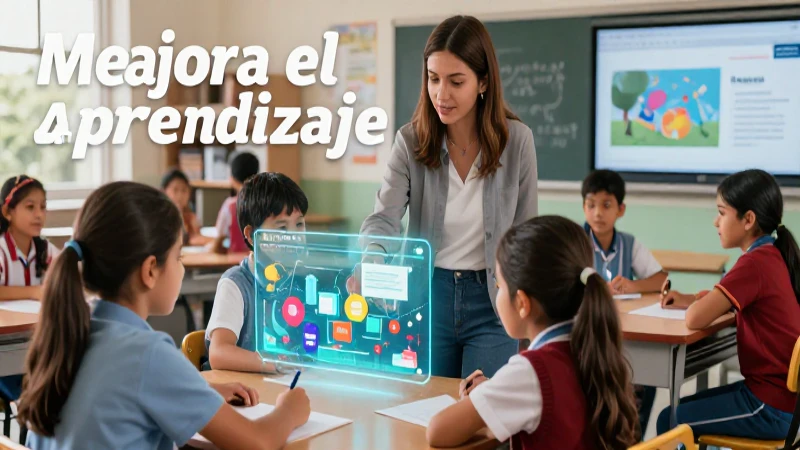 Tecnología mejora el aprendizaje escolar moderno