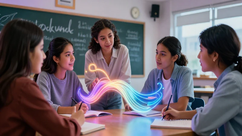 Conoce las diferencias clave entre evaluación formativa y sumativa en la nueva escuela mexicana 6 Jóvenes mexicanos colaboran en un ambiente educativo moderno