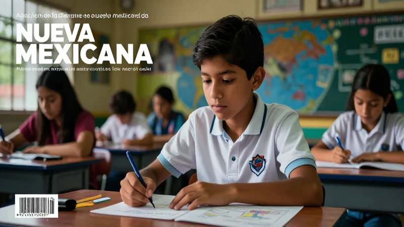 Nueva escuela mexicana: claves del enfoque educativo actual 4 Estudiante mexicano aprende con la Nueva Escuela Mexicana