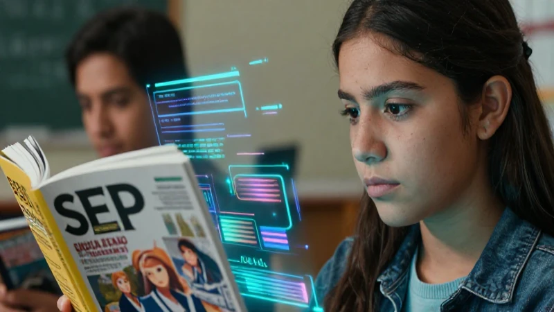 Estudiante mexicano mezcla libros antiguos con datos holográficos