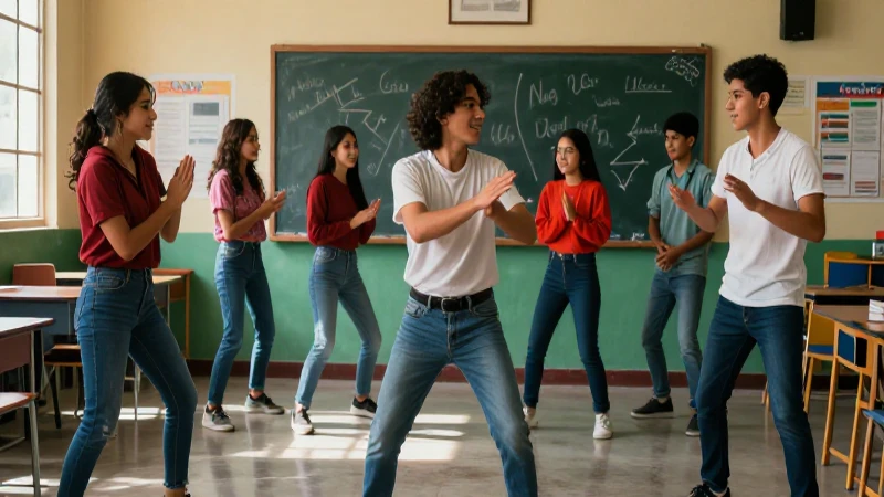 Jóvenes diversos practicando activamente en México