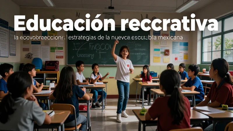 Despunta en educación recreativa: estrategias de la nueva escuela mexicana 4 La Nueva Escuela Mexicana promueve educación recreativa