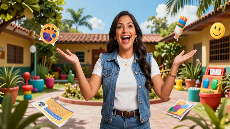 Despunta en educación recreativa: estrategias de la nueva escuela mexicana 7 Educador mexicano dinámico en vibrante jardín escolar