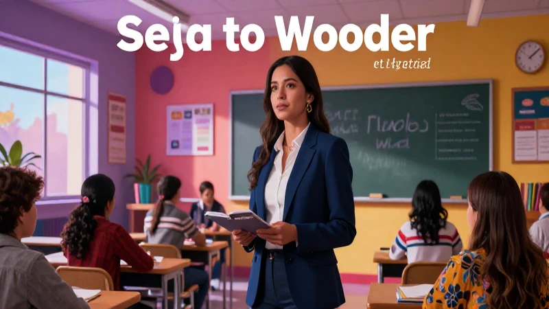Impulsa tu carrera docente con las claves de la Nueva Escuela Mexicana 4 Maestra mexicana en aula moderna y vibrante
