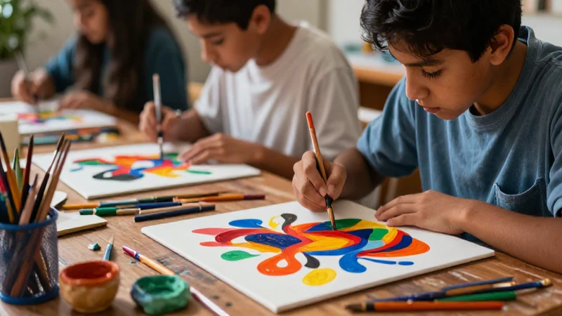 Mexicanos jóvenes crean arte vibrante