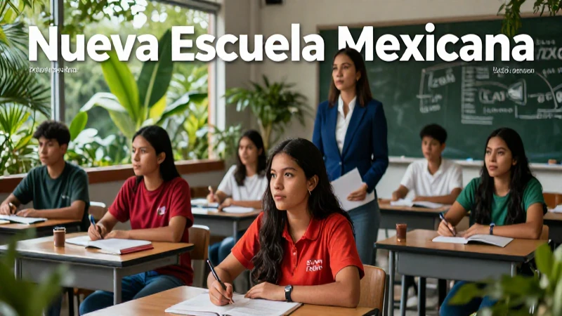 Estudiantes mexicanos y ONG en aula moderno